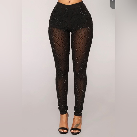 Cute Rhinestone Set - Black (S) - Picture 5 of 7